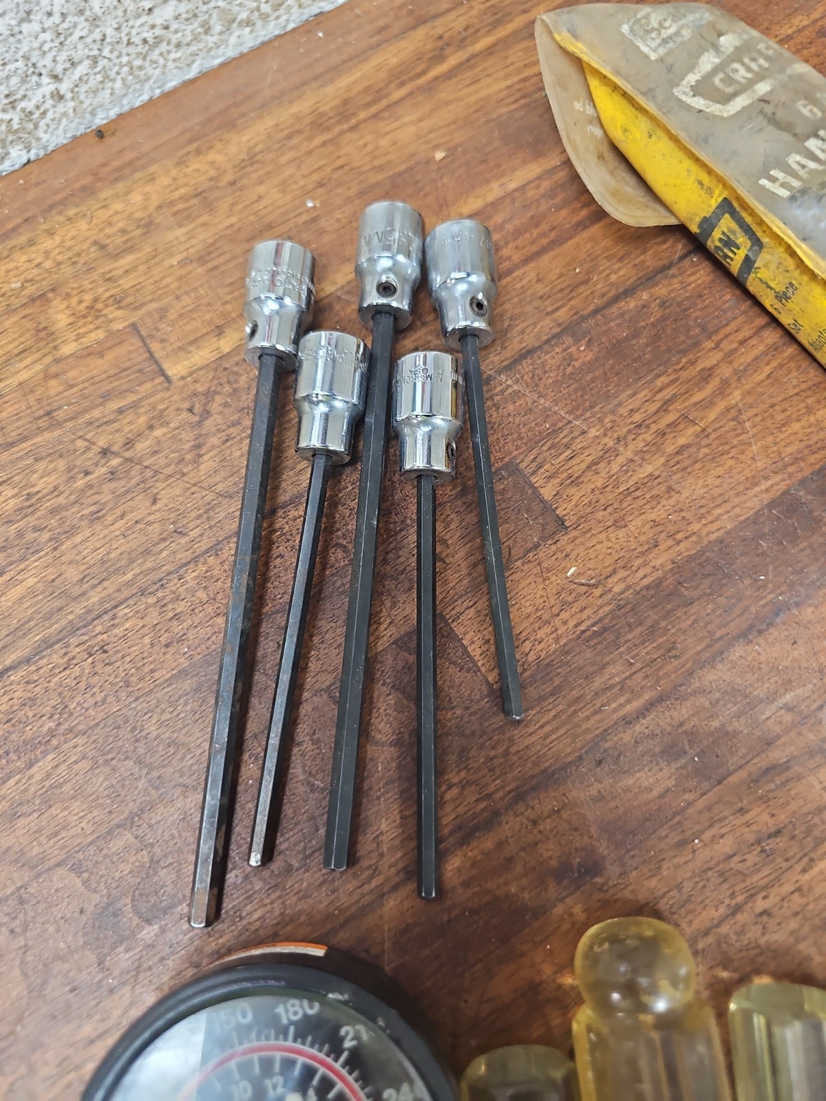 PP25- USA Mechanic tool lot- RATCHETS, WRENCHES, Etc – CRAFTSMAN, PROTO, Etc