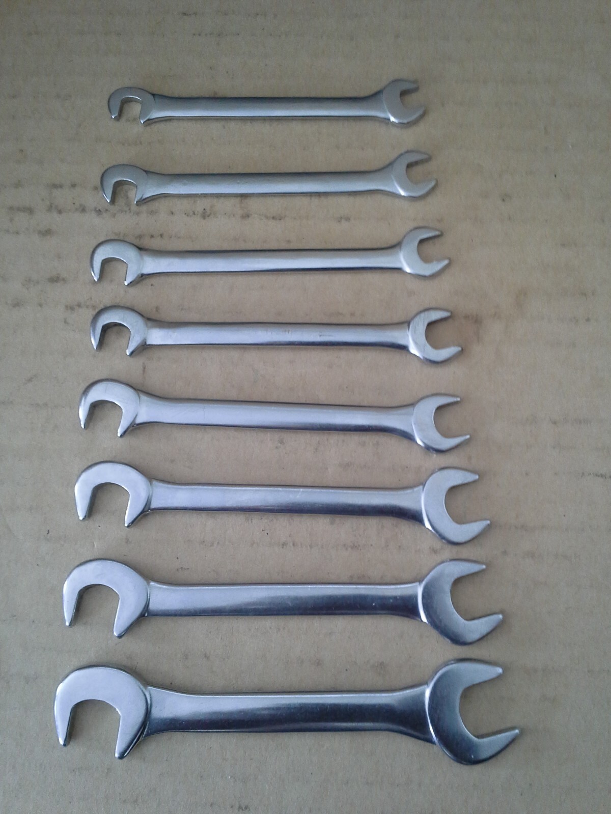 Sears Craftsman 9_4306 Sears Super-tuff 8 Piece Open End Ignition Wrench Set USA
