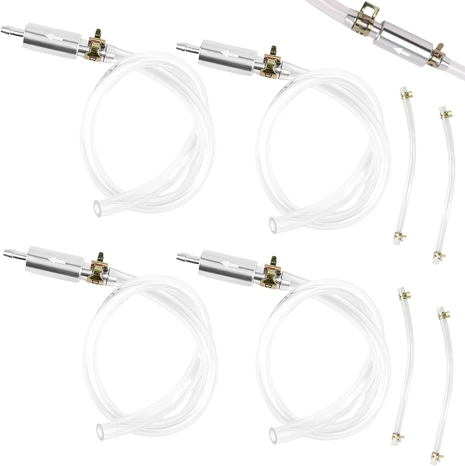Car Motorcycle Clutch Brake Bleeder Hose One Way Valve Tube Bleeding Tool LOT US