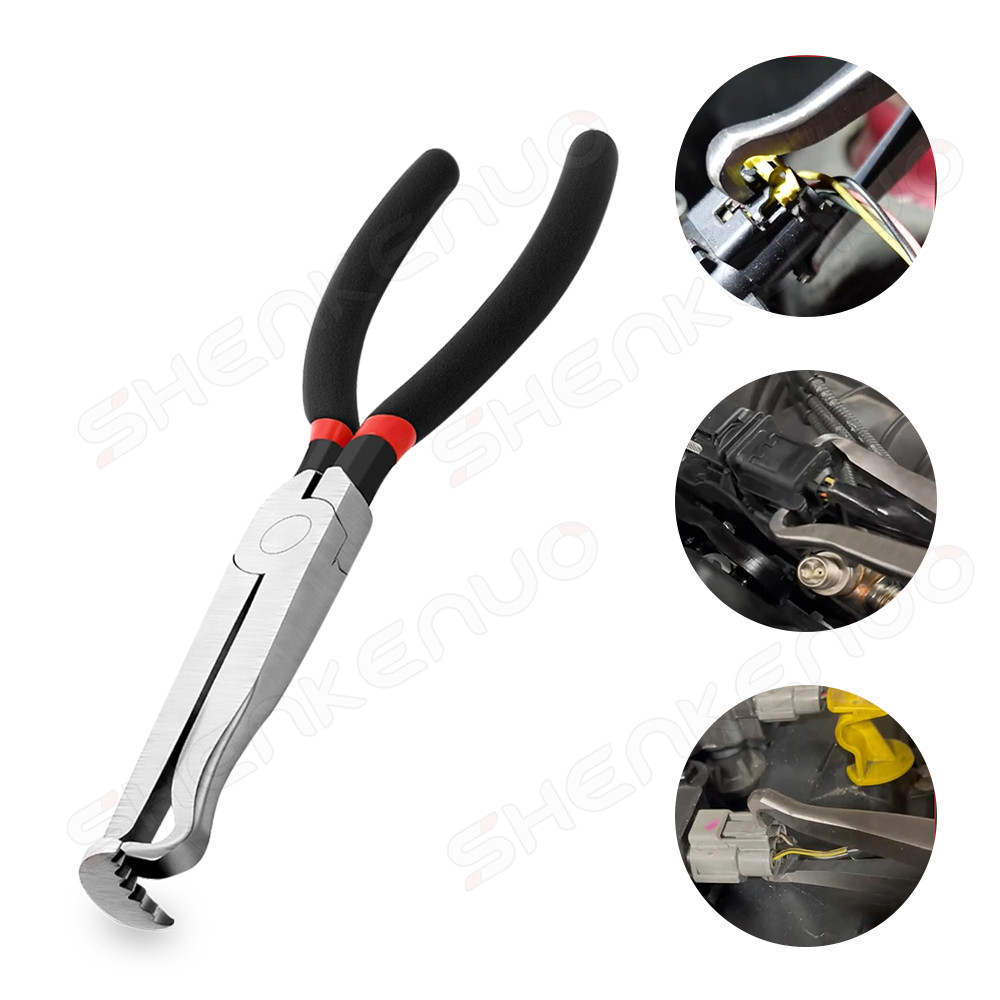 9Inch Electrical Disconnect Pliers Fuel Line Clip Spark Plug Removal Repair Tool
