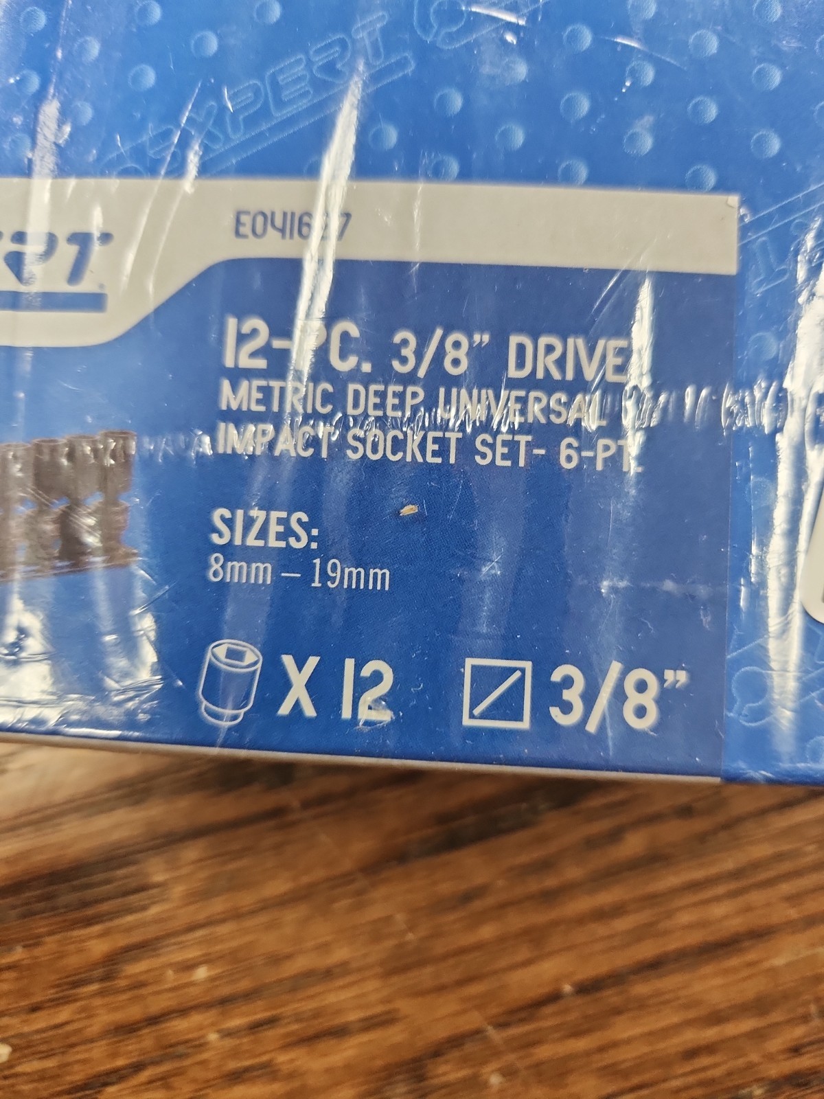 Expert 12pc 3/8″ Drive Metric Universal Deep Impact Socket Set 8-19mm 6pt NEW P2