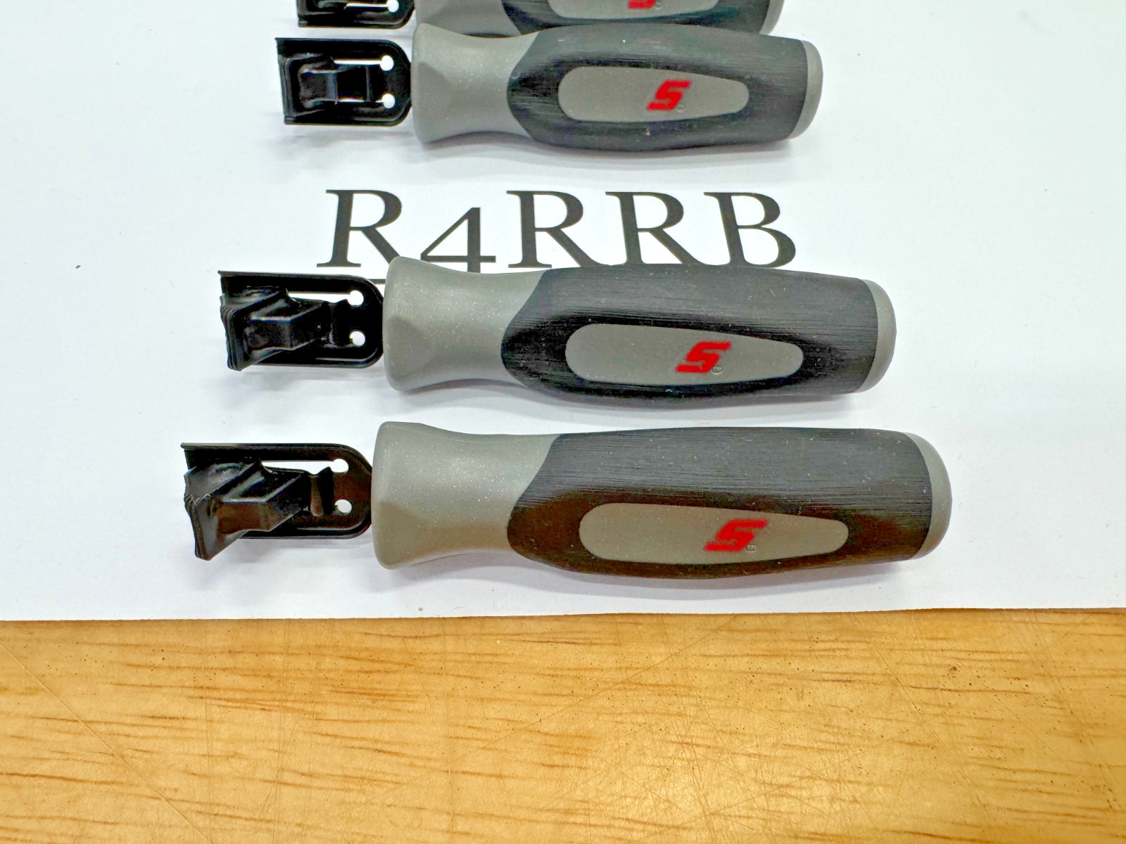Snap-on Tools USA NEW 6PC DARK TITANIUM Feeler Gauge Holders LOT SET FB336-1DTx6