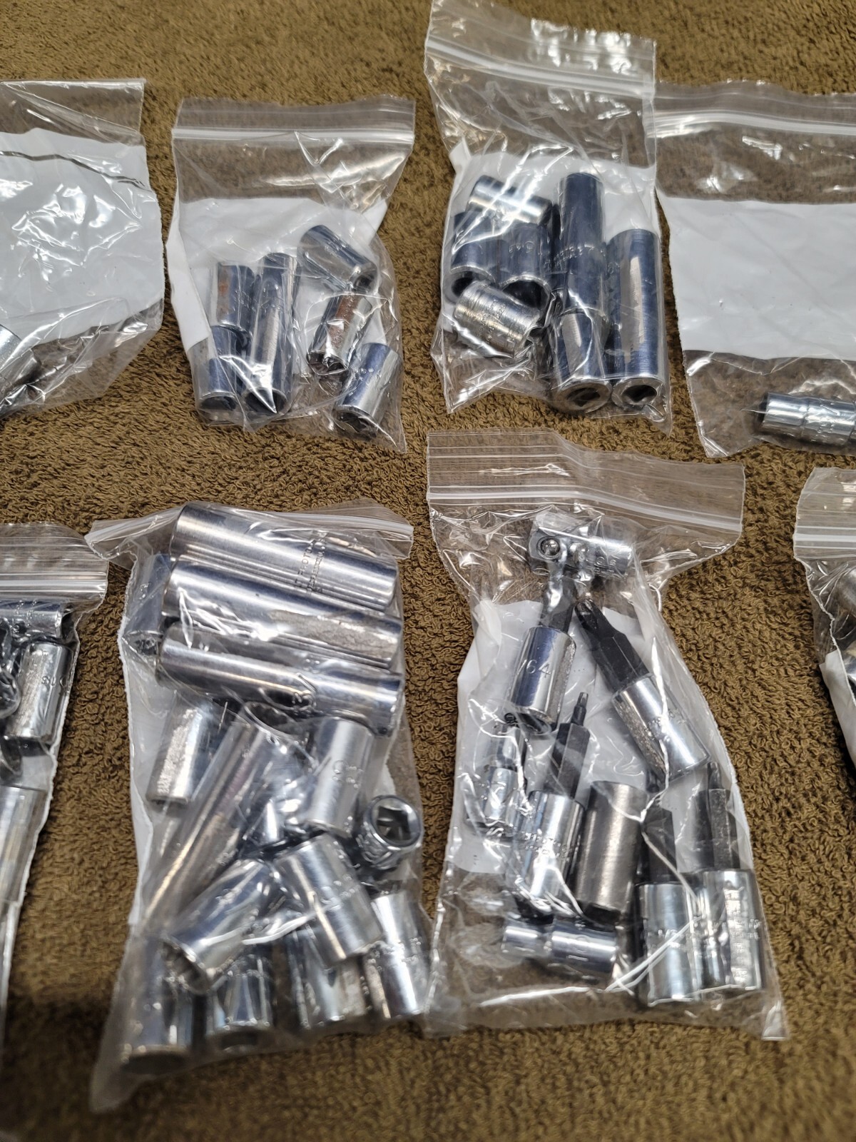 122 Proto 1/4″ Drive Sae Sockets 9/16 7/16 3/8 5/16 11/32 9/32 1/4 7/32 3/16 Lot