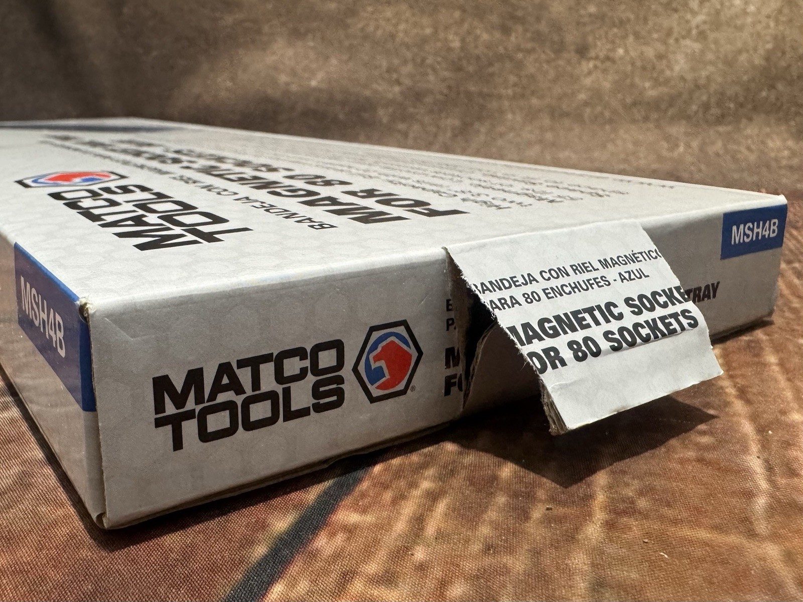 Matco Tools Magnetic 1/4 3/8 1/2” Drive Socket Tray 50 Snap In Posts (MSH4B)