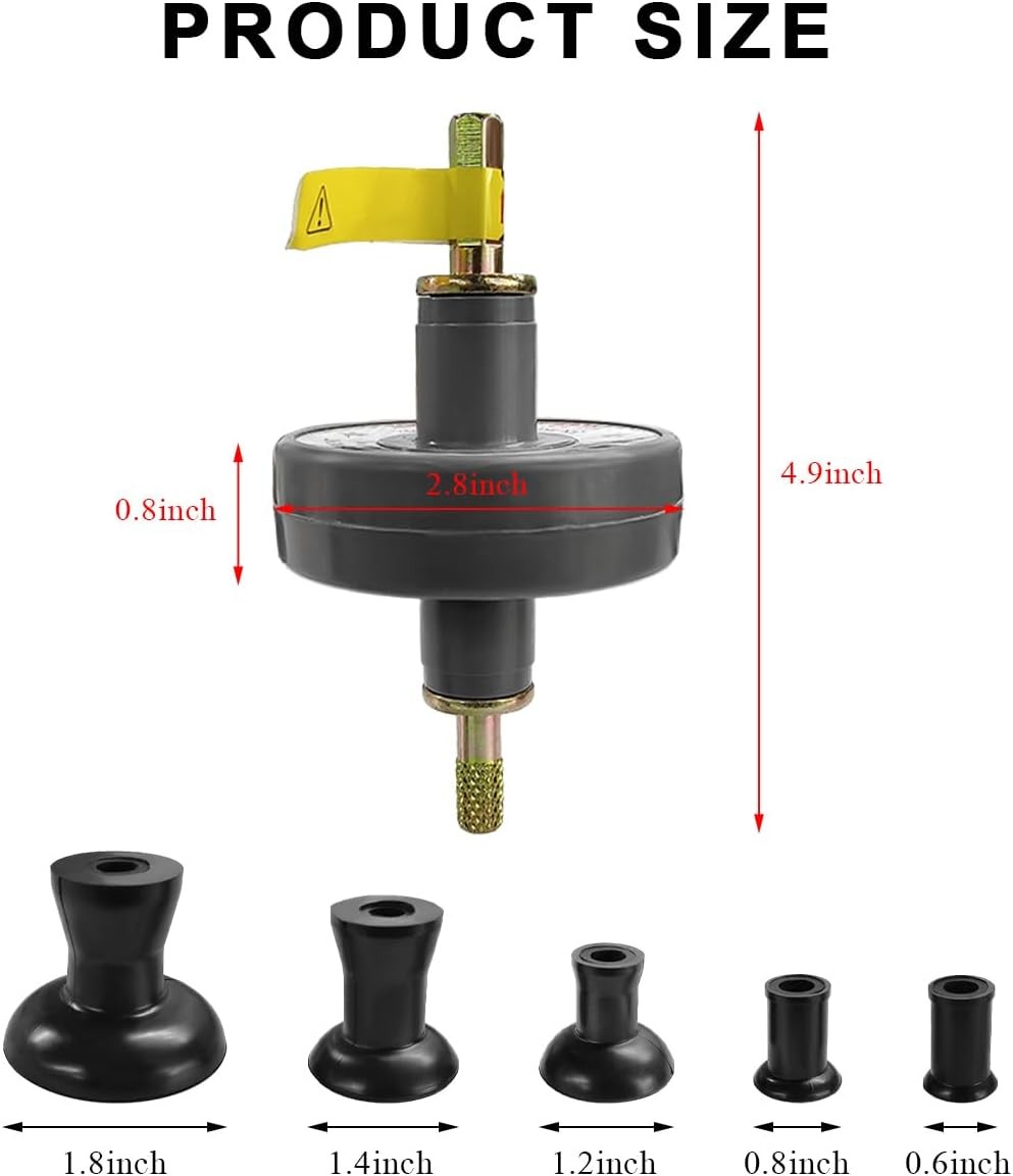Valve Lapping Tool Kit Valve Lapping Tool & Compound Kit with 5 Suction Plate…