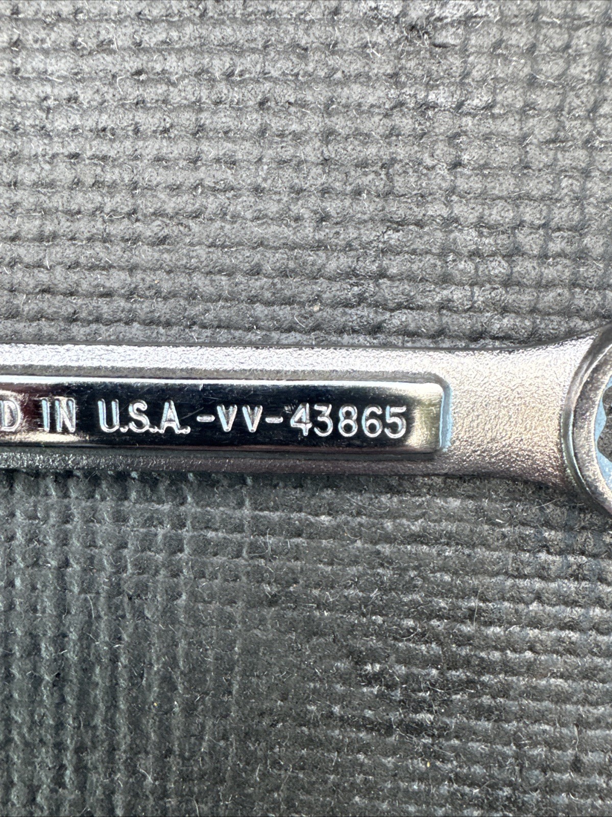 Sears Craftsman USA 43865 5/8 X 3/4 In SAE Stubby 12 Point Box Wrench Nos