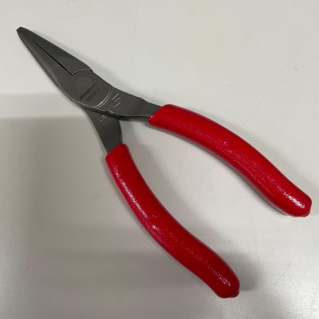 Snap-on 95ACF RED 6″ Soft Grip Talon Grip Needle Nose Pliers [Unused]