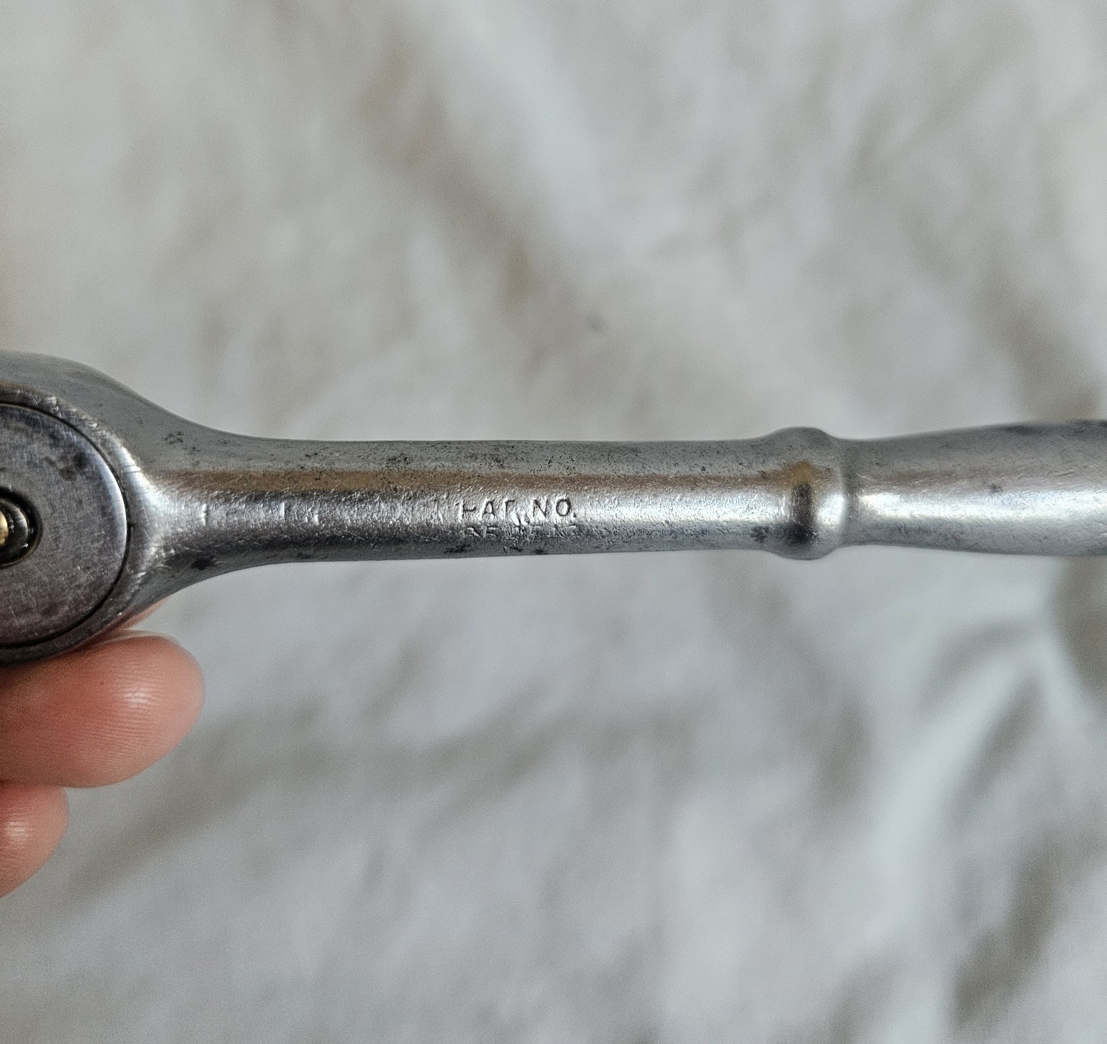 1963 Snap On F-70-N – 3/8” Drive, Chrome, Ferret, Ratchet-USA-Vintage-