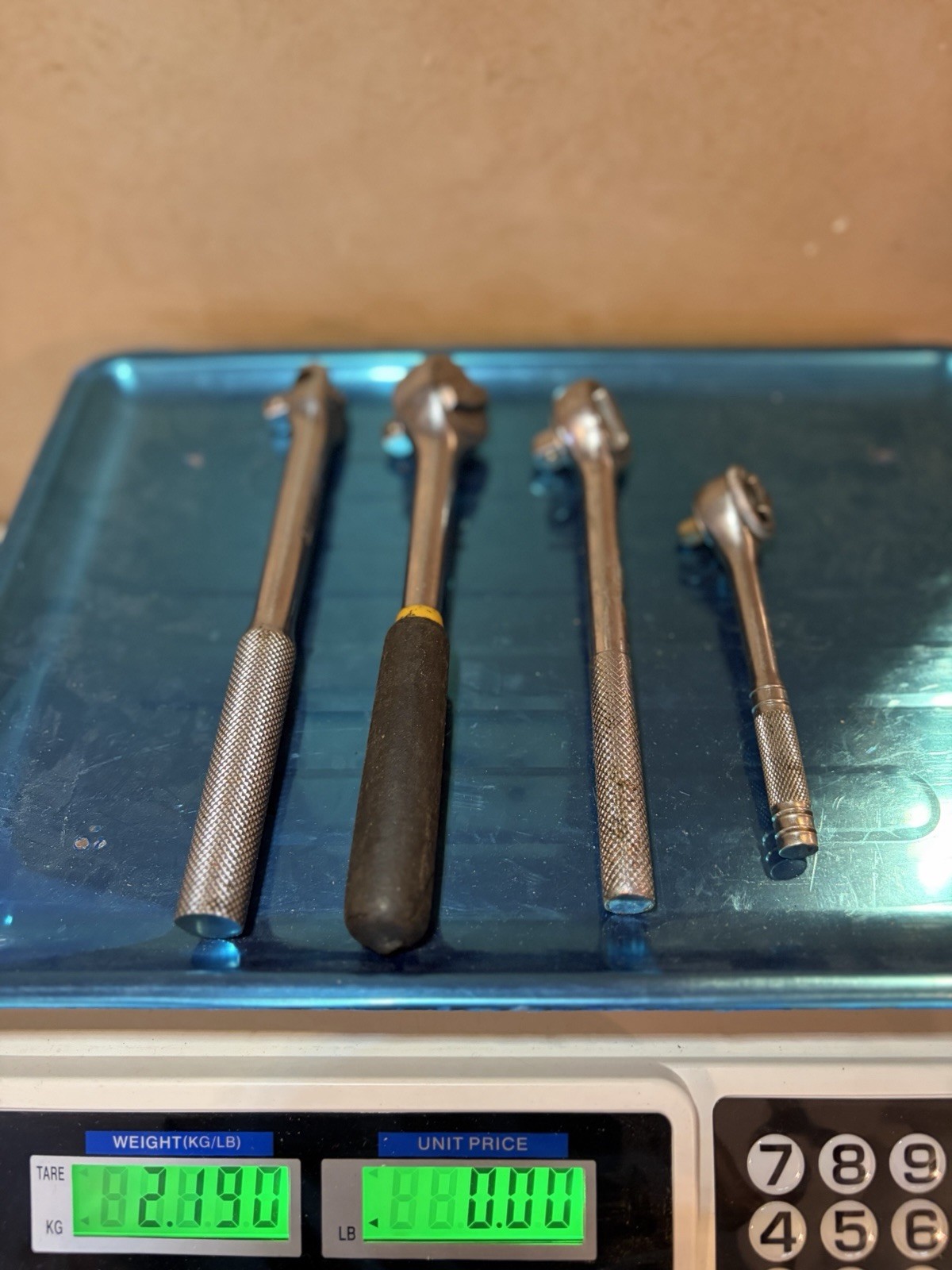 Mixed LOT of 4 Ratchets 3/8