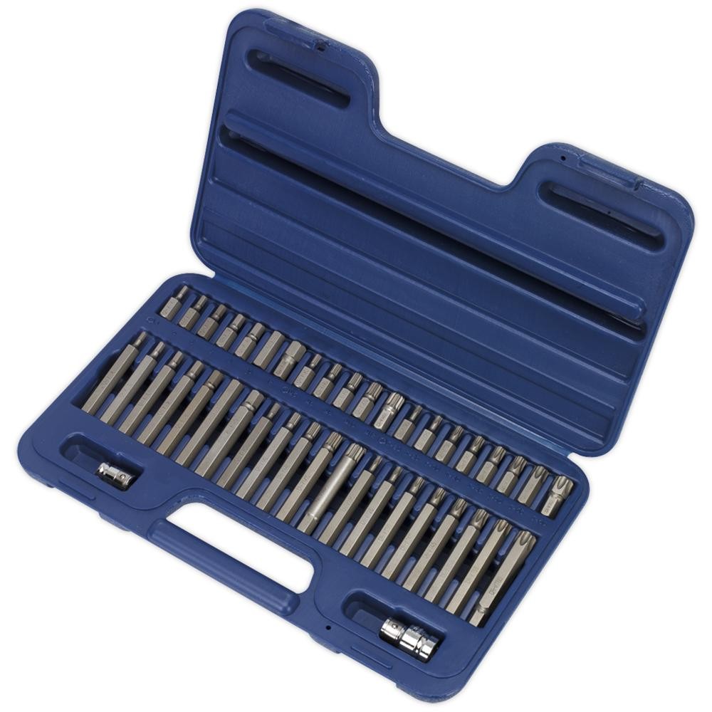 Sealey AK219 42 Piece Torx Spline Hex Bit and Driver Set