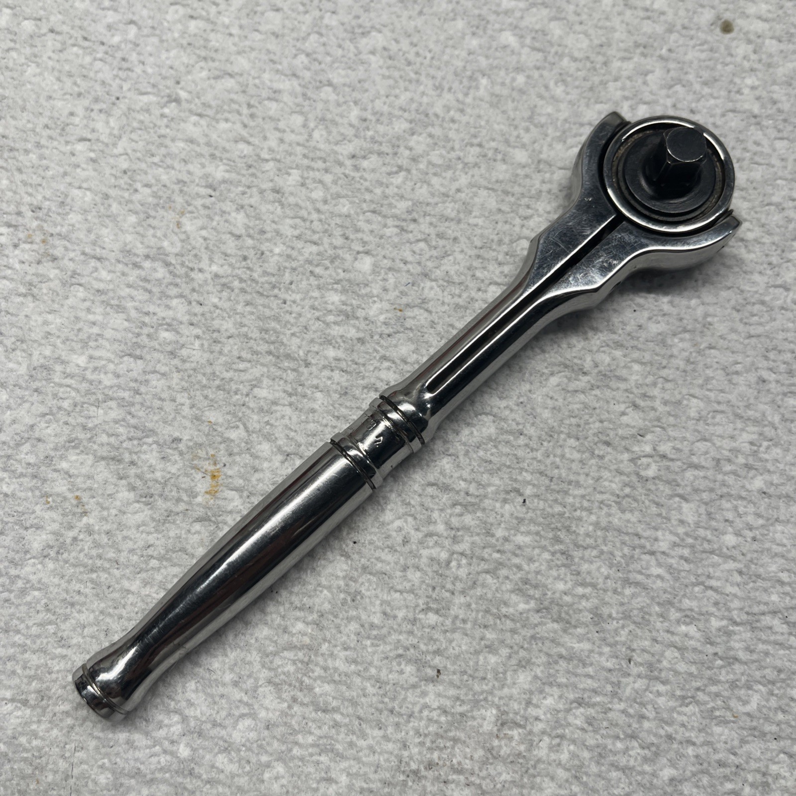 Vintage Snap-On Tools TM738 1/4″ Drive Swivel Flex Roto Head Ratchet Excellent