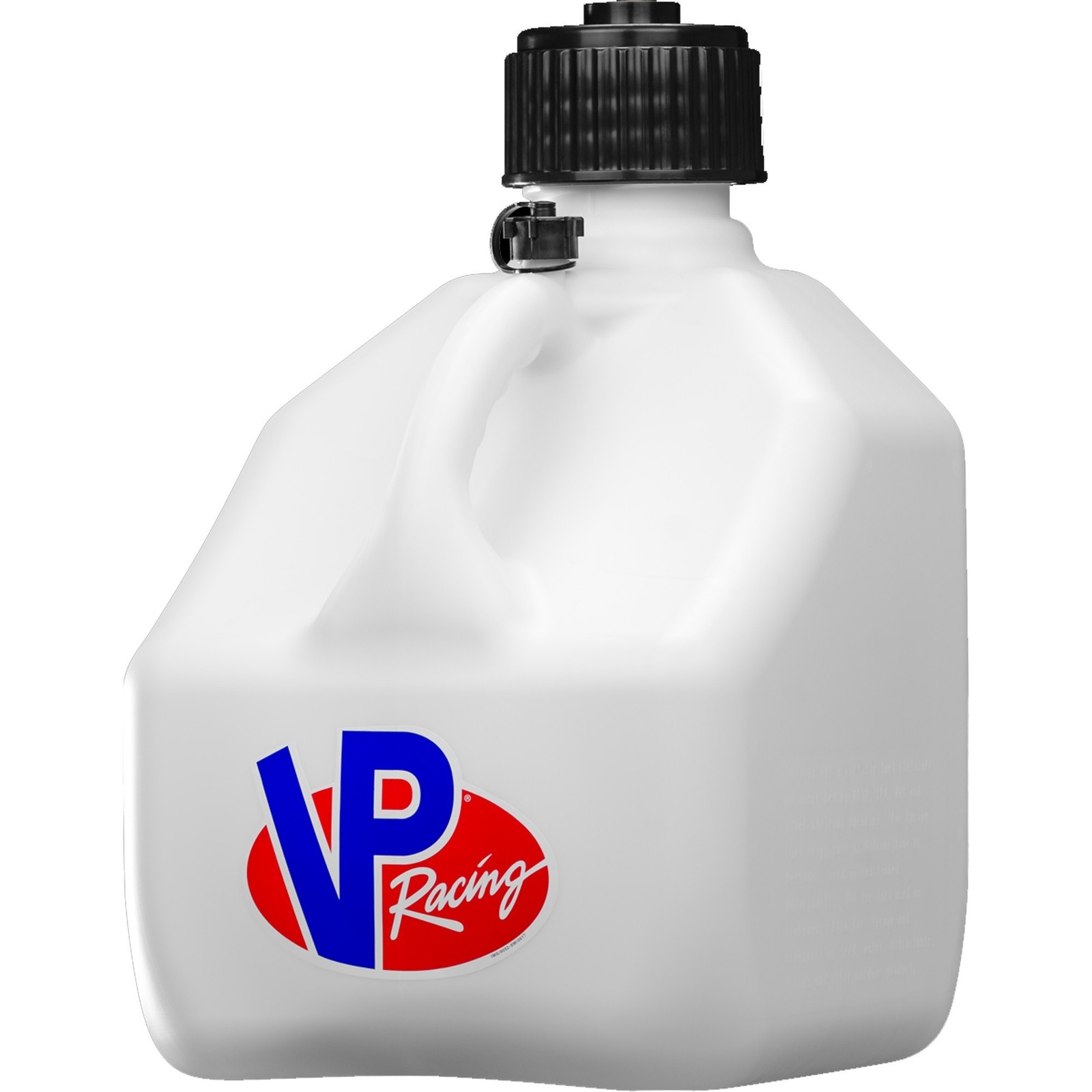 VP Racing Square Motorsport Container 3 Gallon White and Deluxe Fuel Jug Hose