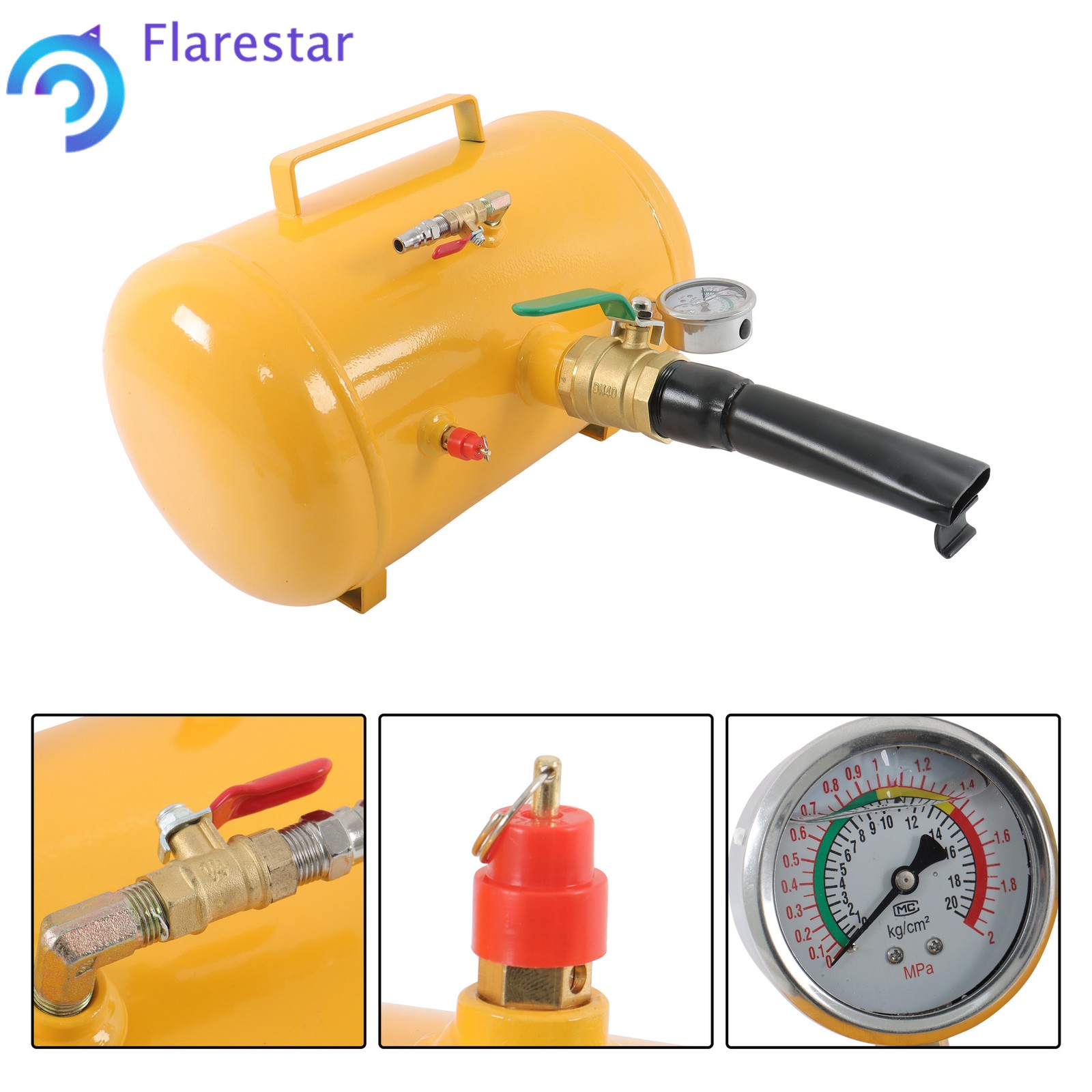 5 Gallon Nwe Heavy Duty Air Tire Bead Seater Blaster Seating Tool 145 psi