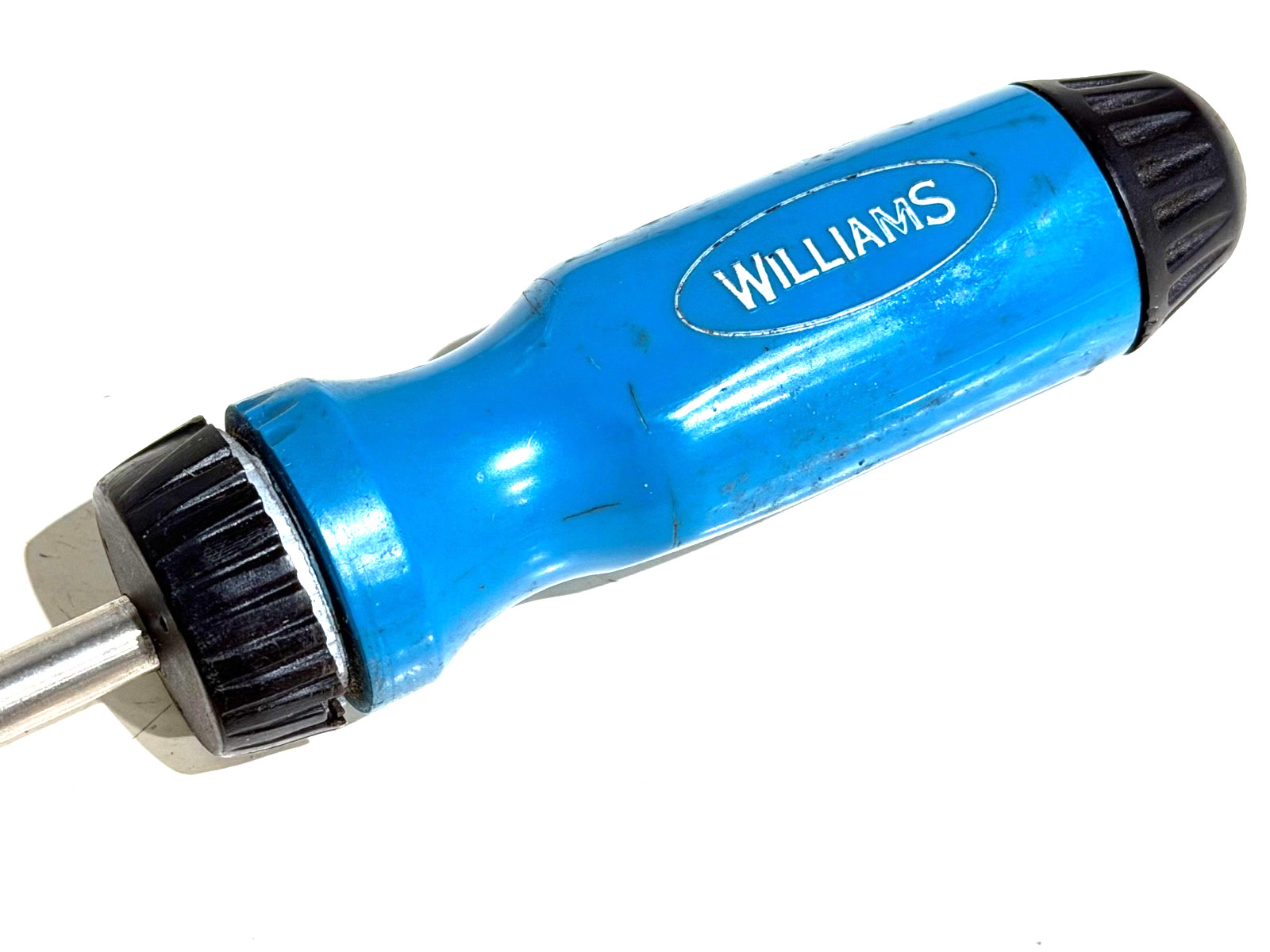WILLIAMS TOOLS MAGNETIC RATCHETING SCREWDRIVER w/ BITS, WRS-1, USA