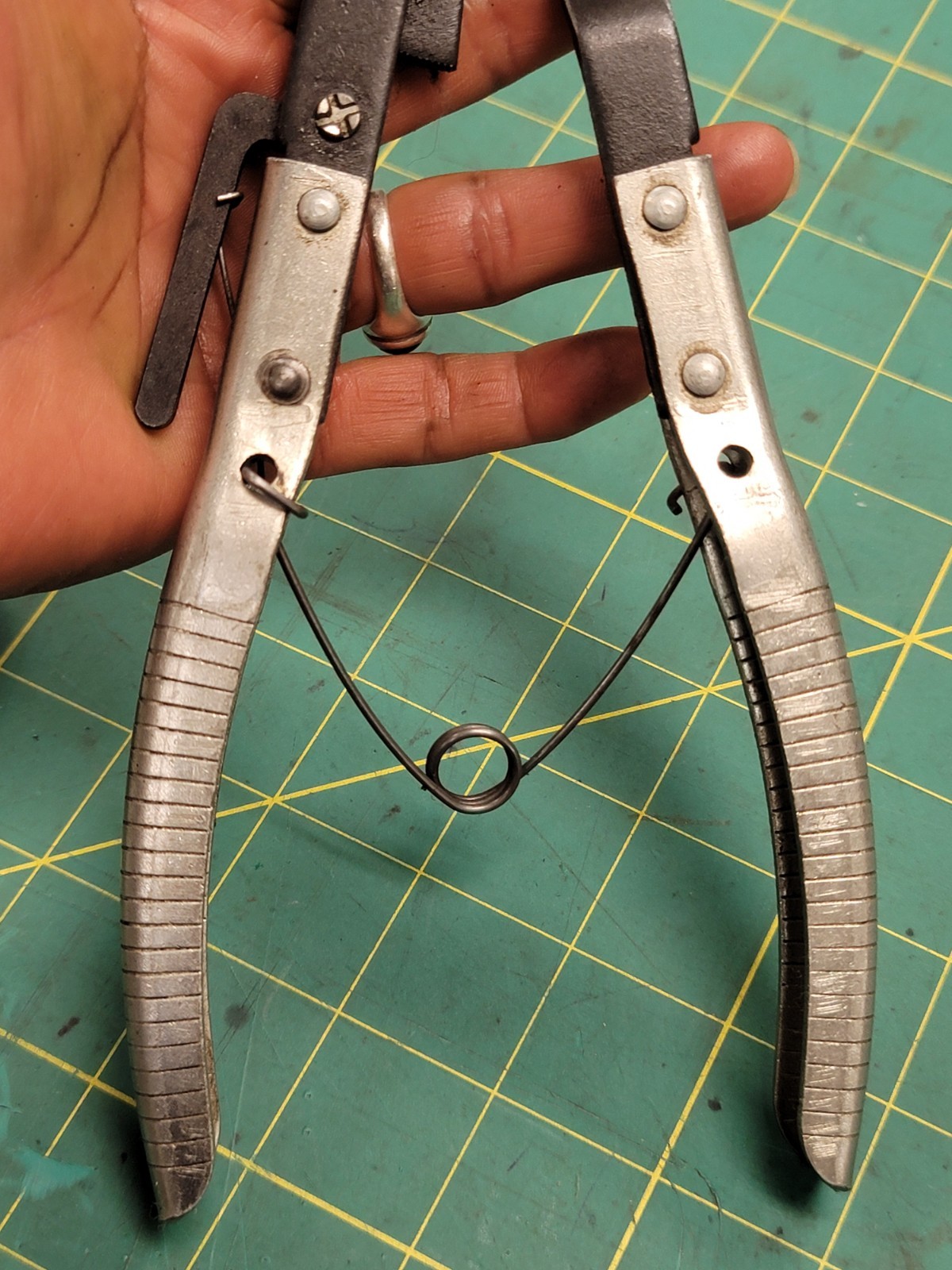 Vintage K-D Mfg KD Tools Model 1114 Piston Ring Compressor Pliers Made in USA