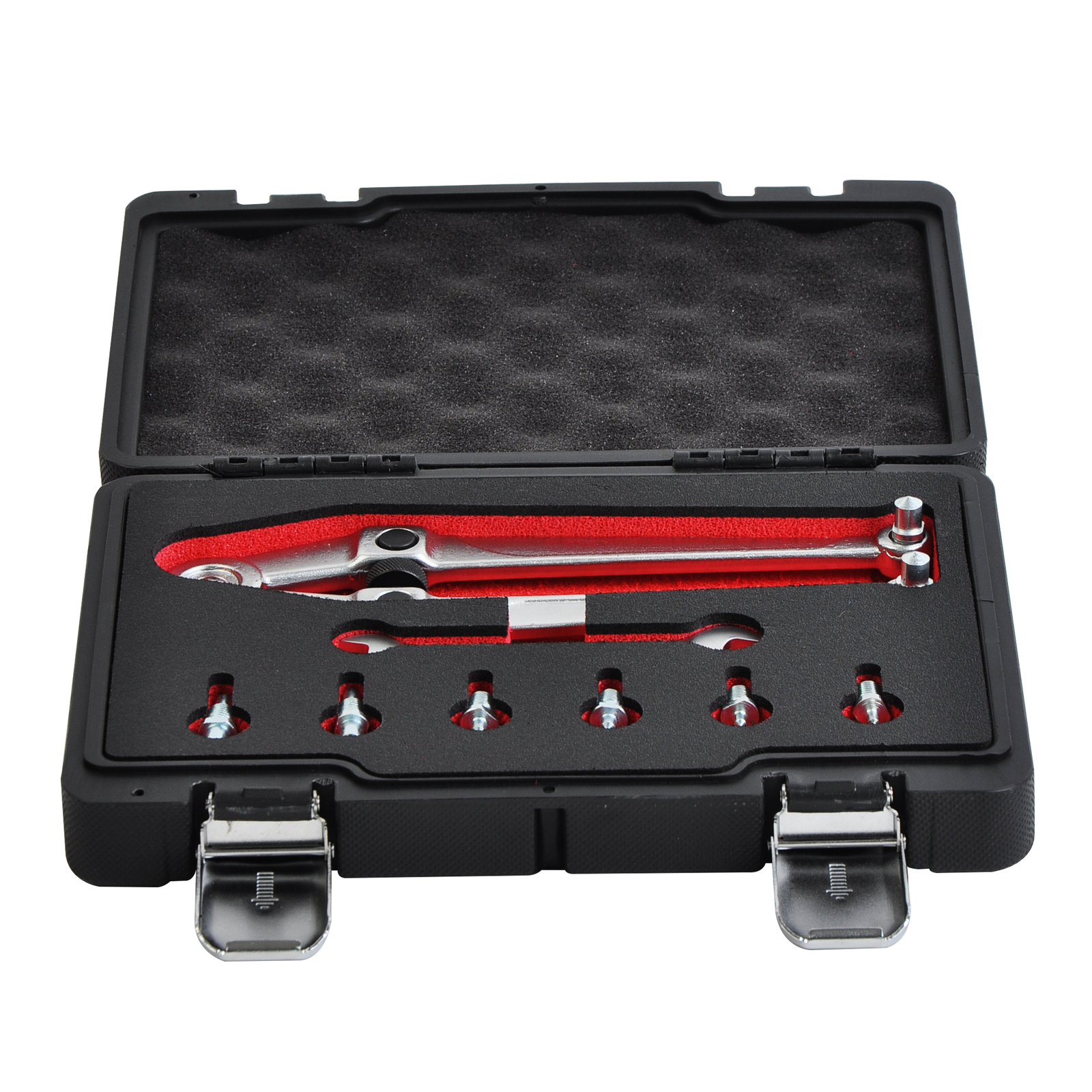 Adjustable Pin Spanner Tool Set Gland Nuts Wrench with top holes, 8 Pin 2.5-9mm