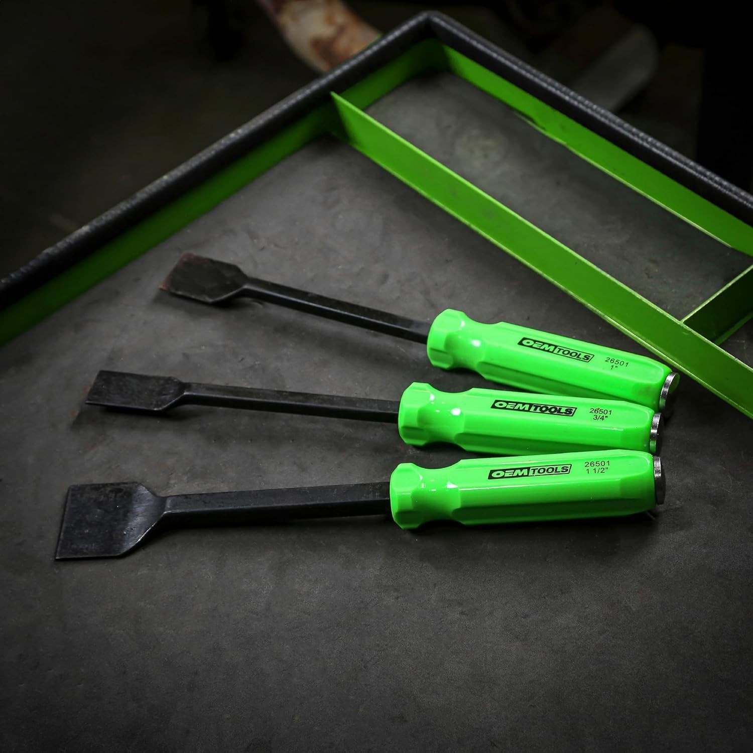 Versatile 3 Piece Gasket Scraper Set Heat Treated Steel for Mechanics Tools