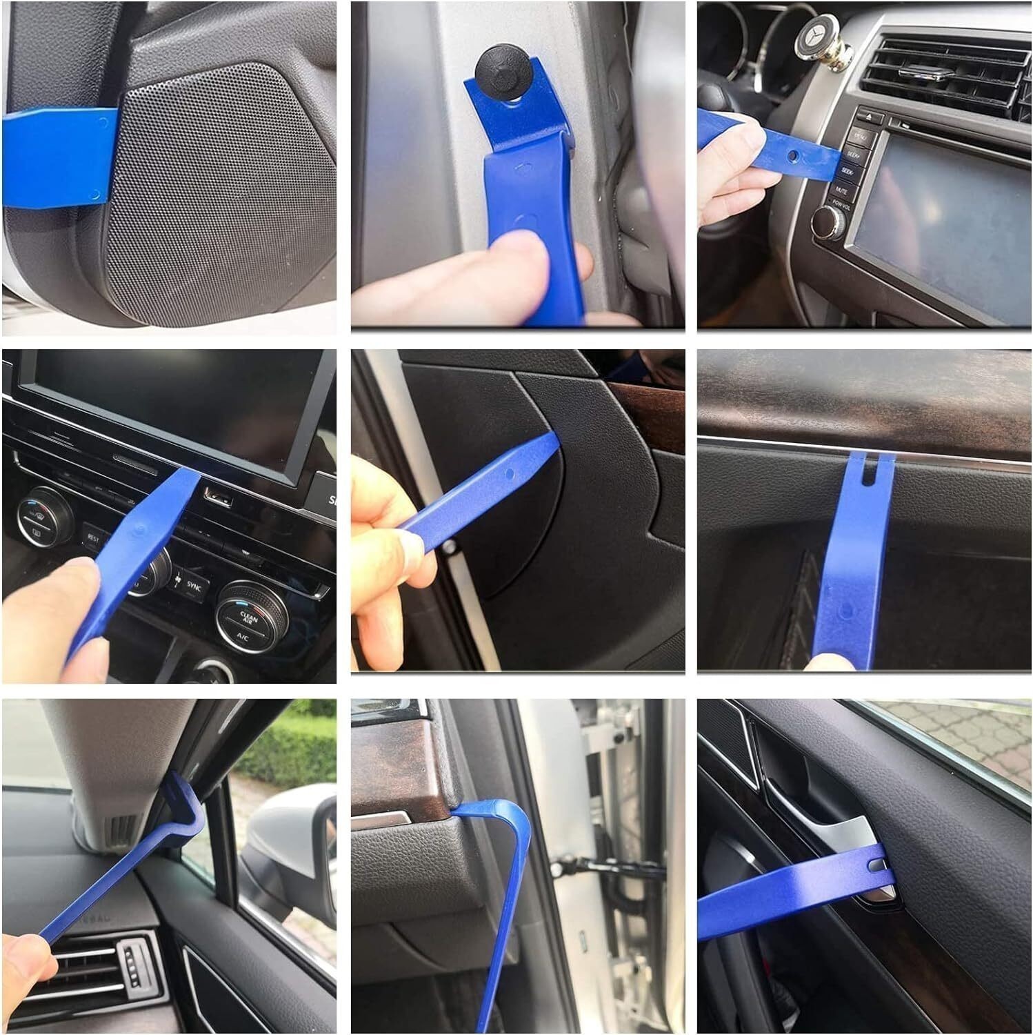 24Pcs Universal Auto Car Repair Kits Portable Stainless Steel Set Hand Tools