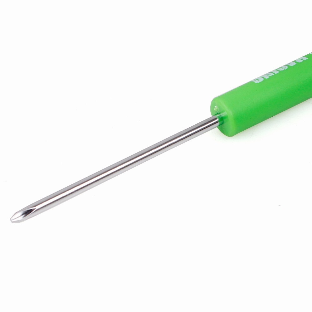 10PCS Mini Pocket Screwdriver Flat Tip w/ Magnet and Clip Phillips Slotted Flat