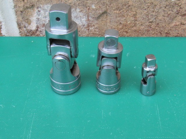 SNAP ON 103UFTS 1/4″ 3/8″ 1/2″ 3 PIECE UNIVERSAL SWIVEL JOINT SET TMU8 FU8A S8