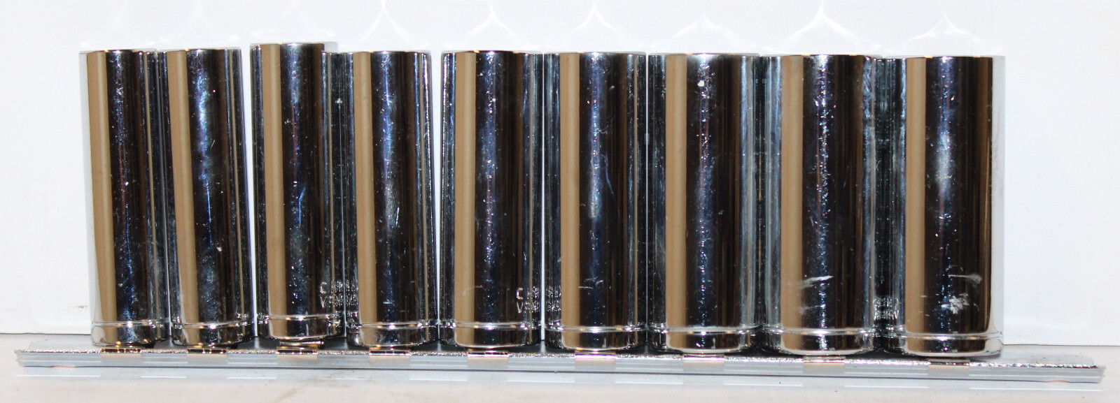 Chrome Vanadium 9 Pc 3/8″ Dr. 6pt Deep Metric Socket Set 11-19mm AO4056055
