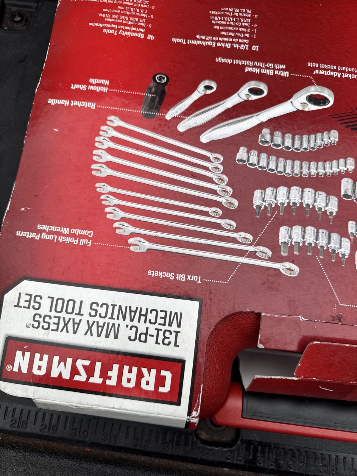 Sexy Sears Craftsman Nos 131pc Super Max Axess Pass Thru Socket Set Rare 40131