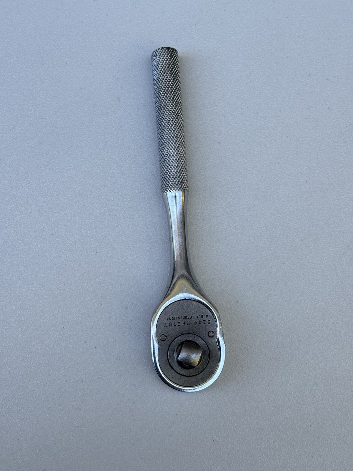 Proto 5249 3/8 Drive Ratchet Pear Head U.S.A. Professional Vintage Tool