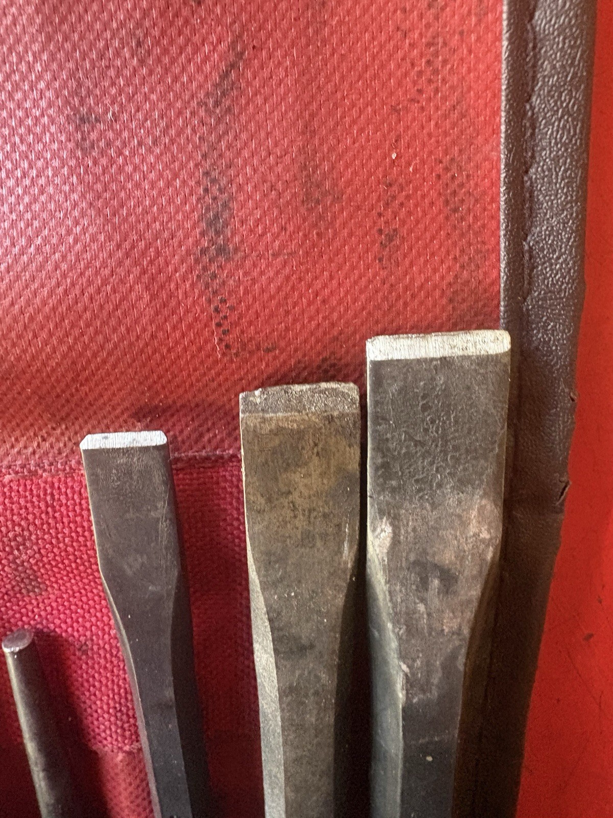 Snap-on Tools PPC710BK USA 11 Piece Punch and Chisel Set w/ Kit Bag