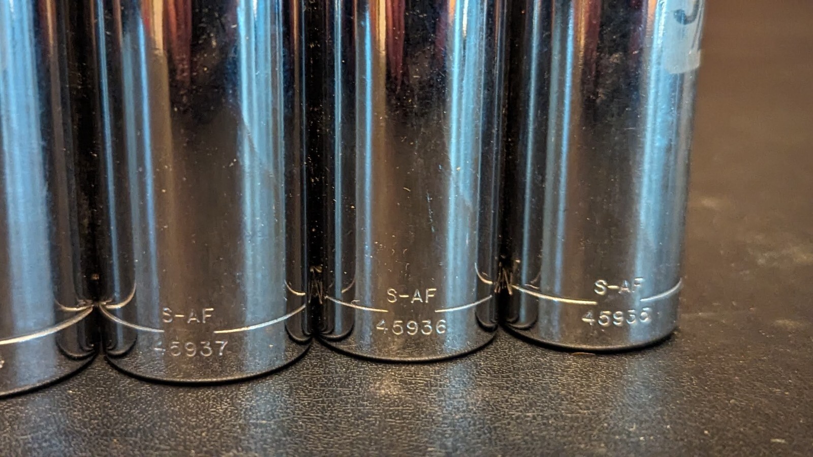 10 Craftsman Socket Set 1 15/16 7/8 13/16 3/4 11/16 5/8 9/16 1/2 S-AF 1/2″ Drive