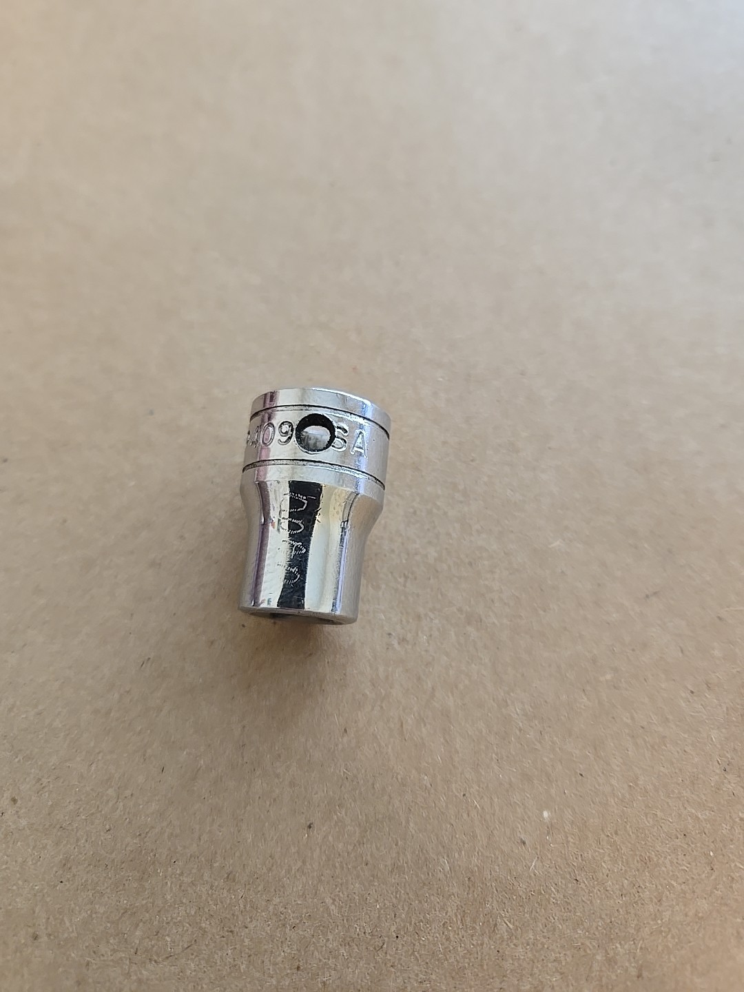 Snap On 3/8″ Drive 9/32″ SAE Chrome Internal Pipe Plug Socket USA PP409