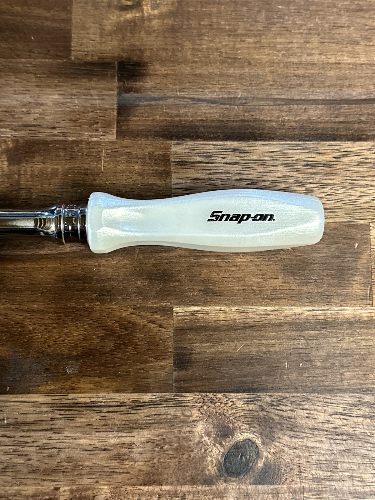 *RARE* NEW Snap On 3/8″ FHLFD80 PEARL WHITE Handle Ratchet FREE PRIORITY SHIPPIN