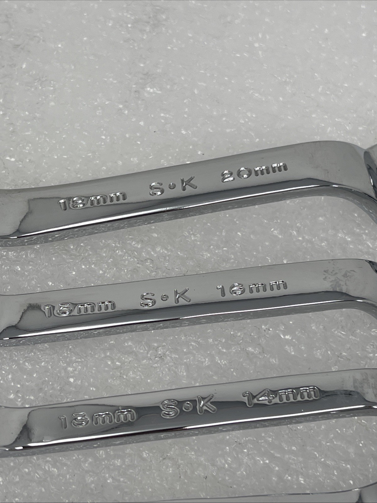 SK Tools 5 Piece Metric Offset Stubby Box End Wrench Set, 6 Point, 9mm – 20mm
