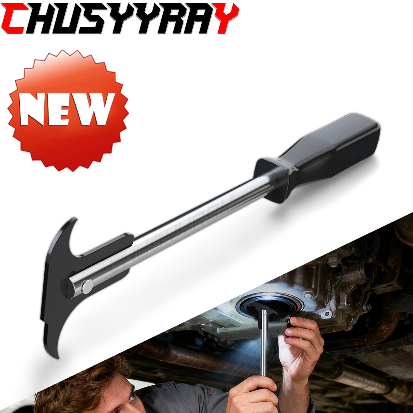 1x Professional Seal Puller Tool with Dual Hook Tips Remove Oil and Grease Seals