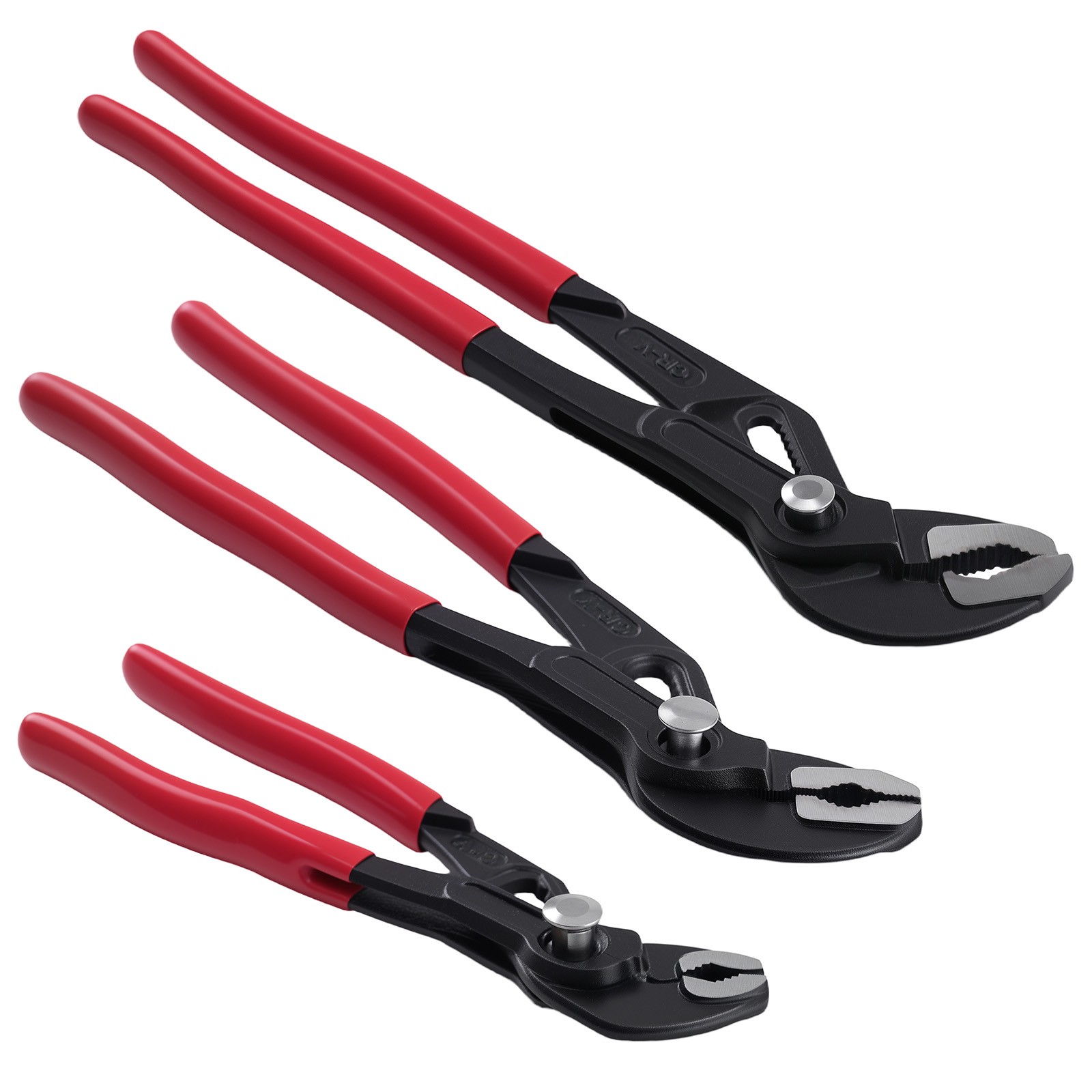Carbon Steel Water Pump Pliers Set 7″ 10″ 12″ Self-Locking Non-Slip Tool
