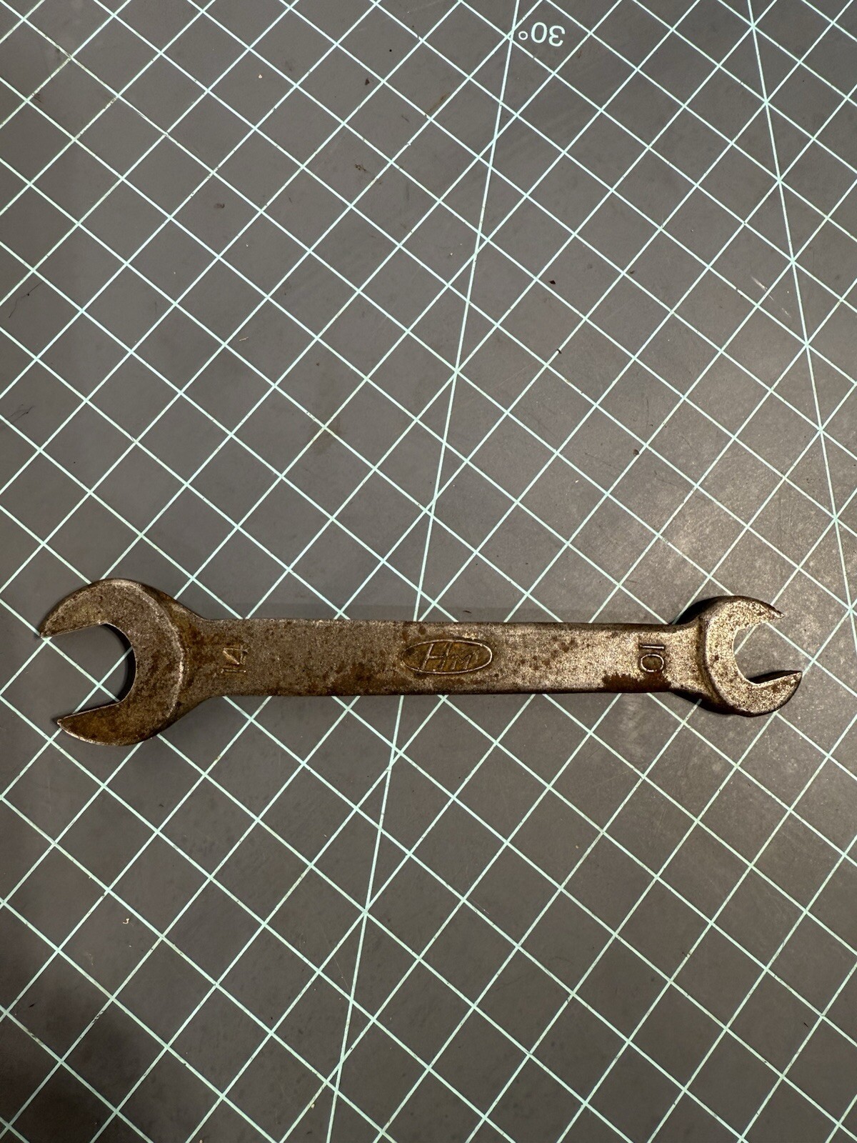 Vintage Honda Motors HM Kowa Open Ended 14mm 10mm Comination Wrench
