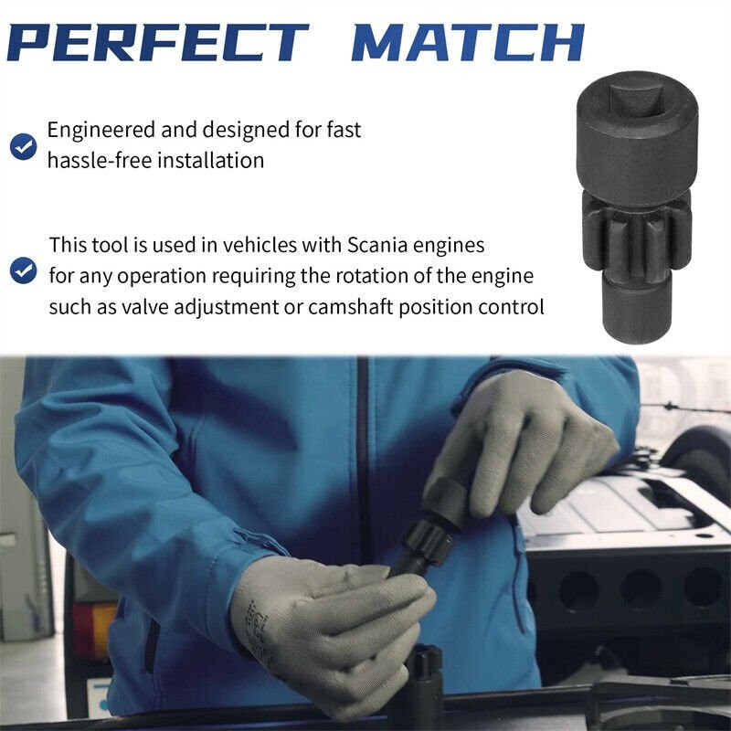 99442 & 99414 Injector Setting Tool + 99309 Crankshaft Rotator For Scania Truck