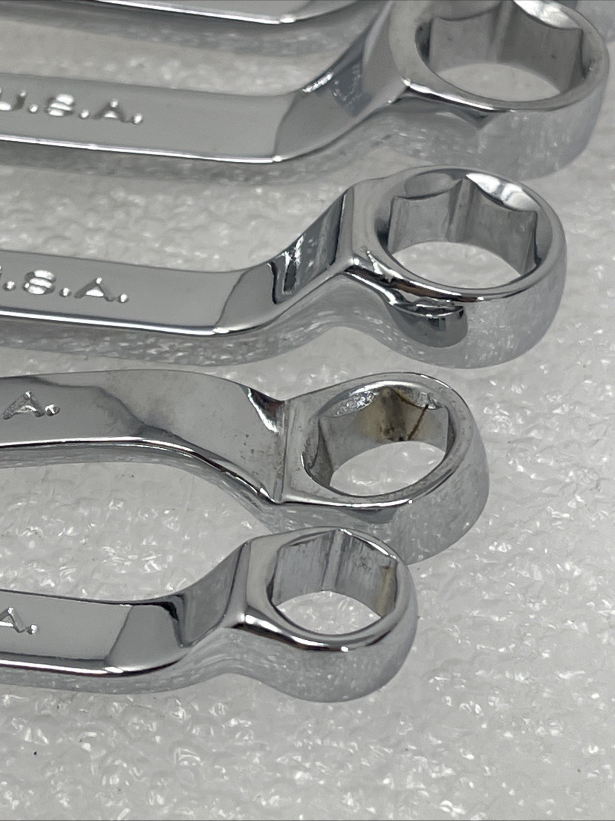SK Tools 5 Piece Metric Offset Stubby Box End Wrench Set, 6 Point, 9mm – 20mm
