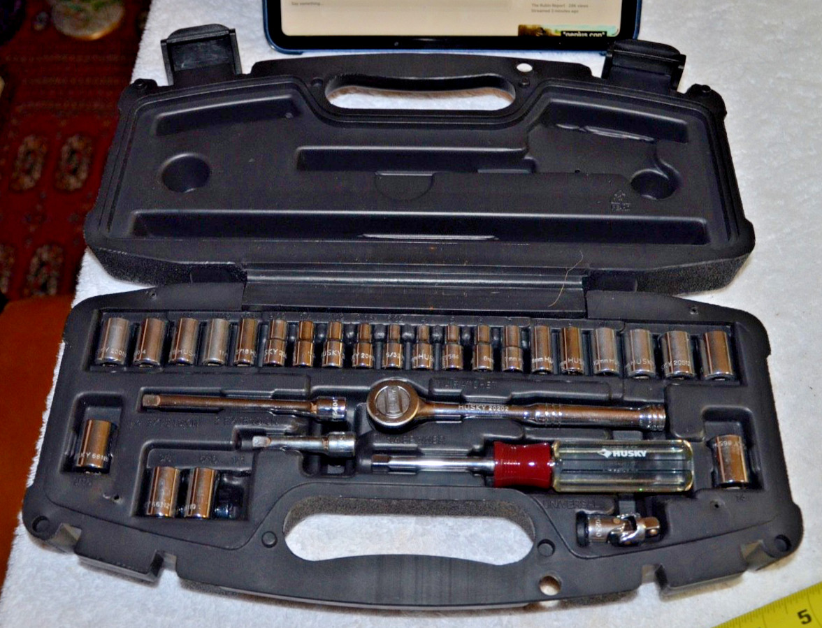 Husky 29 Piece 1/4″ Drive Mechanics Tool Set