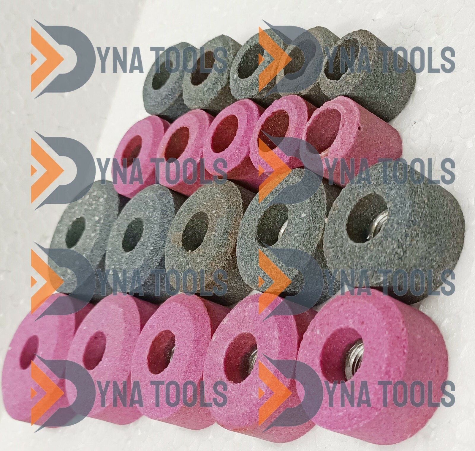 VALVE SEAT GRINDING STONES SET OF 20 PCS For SIOUX HOLDER 11/16 Thread Dual Grit