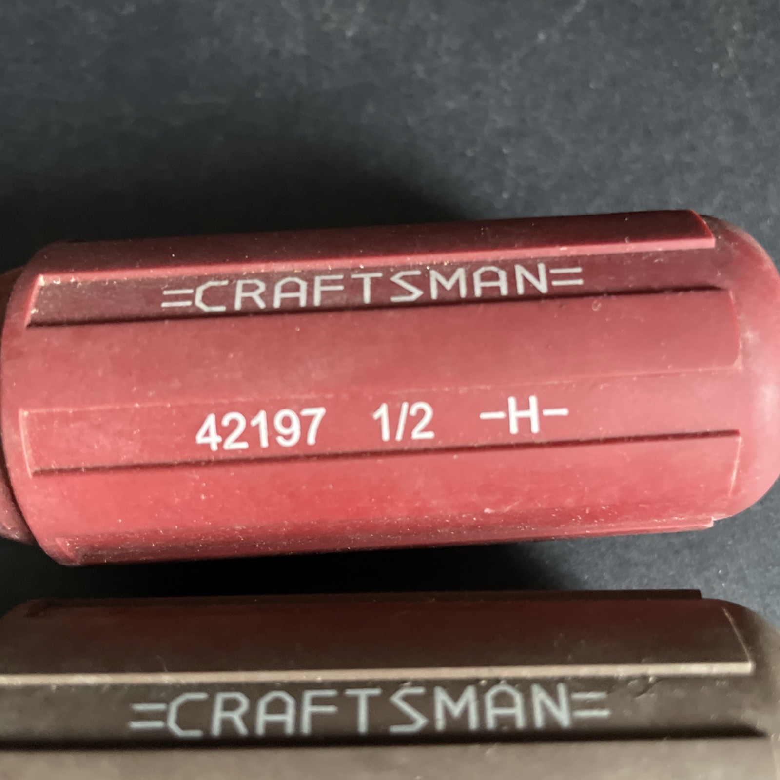 Vintage Craftsman 7pc SAE Nut Driver Set 42190 Cushion Grip USA Pls See Pics