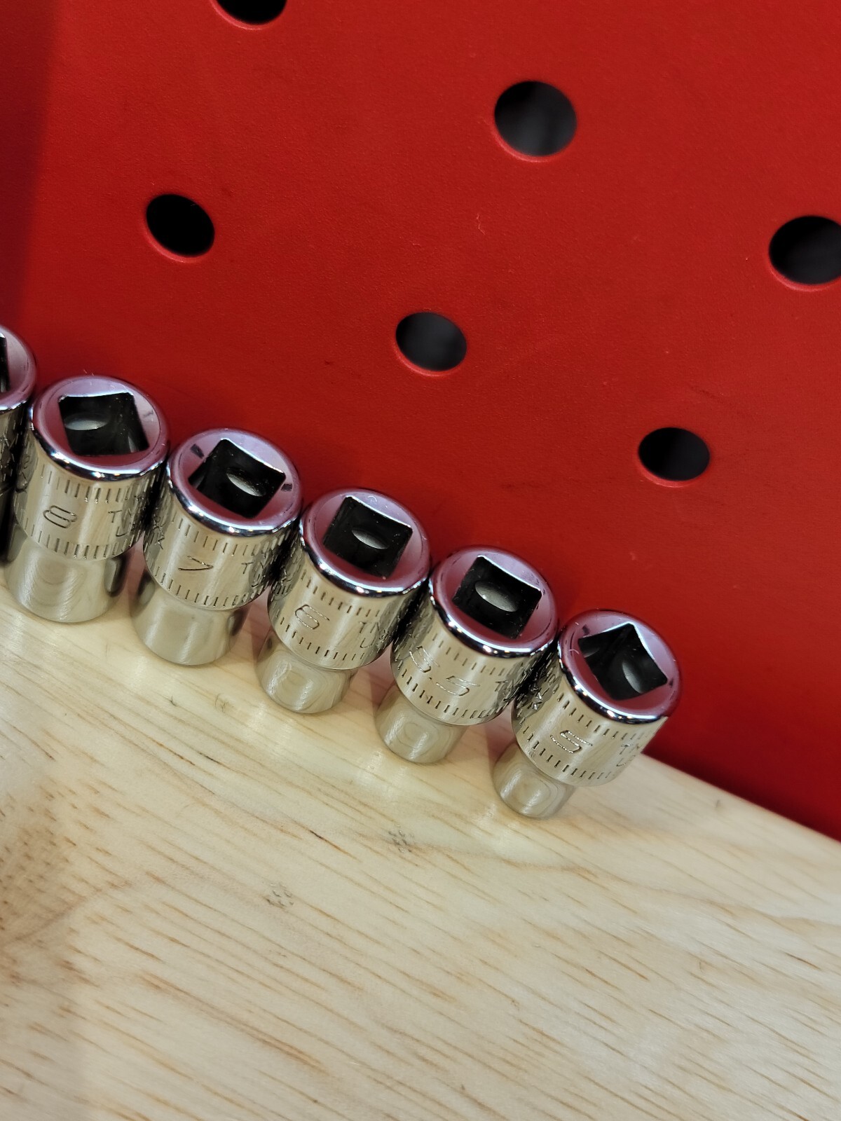 Snap-on Tools 112TMMY 5mm-15mm NICE 12-Piece 1/4″ Drive 6-Pt Shallow Socket Set