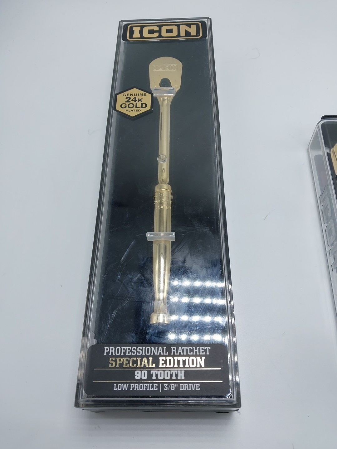 ICON 3/8″ & 1/4″ Drive Pro Ratchet 24K Gold Plated 90 Tooth Special edition
