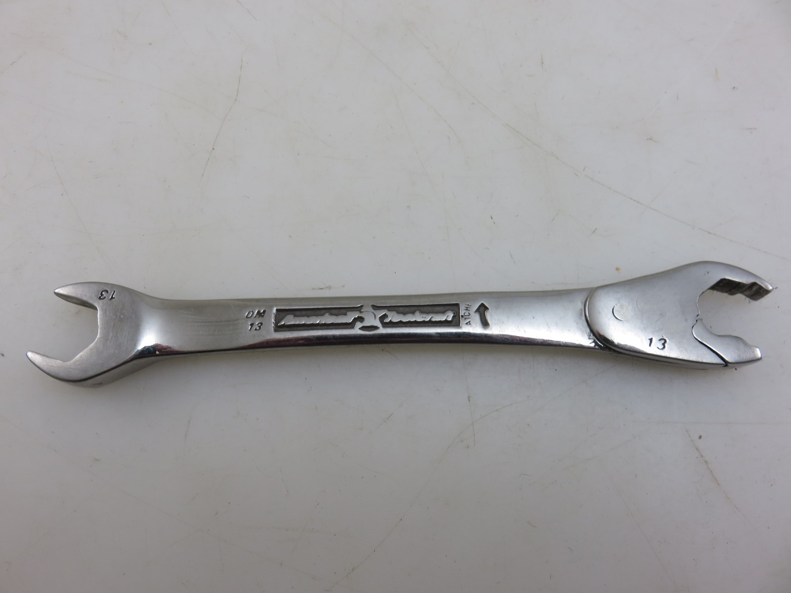 Alden Wrench METRIC Open End Ratcheting & Fixed Wrench 13mm x 13mm Made In USA