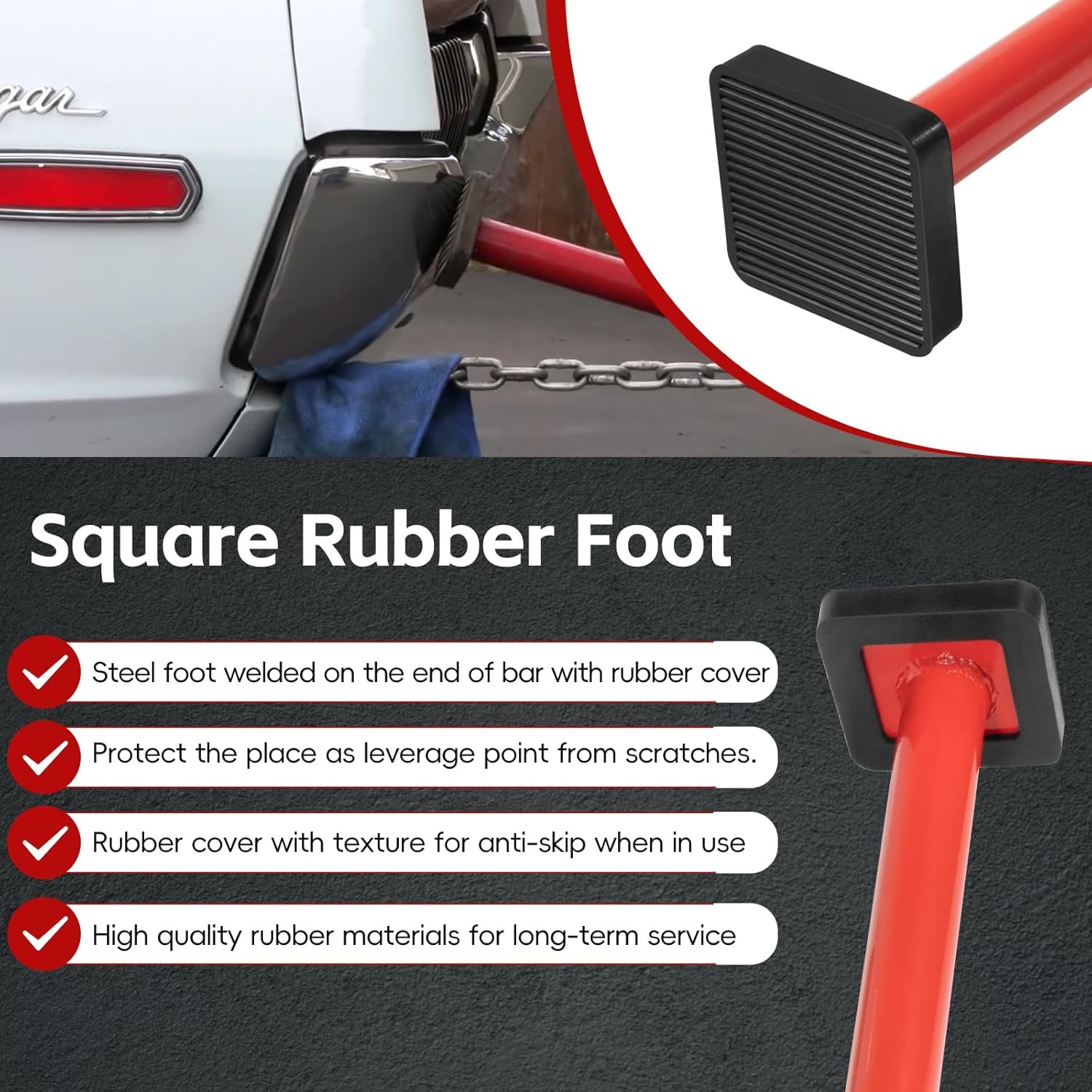 77175 Pulling Stick Tool For Car Repair Auto Body Puller Alignment Bar, 52″ Long
