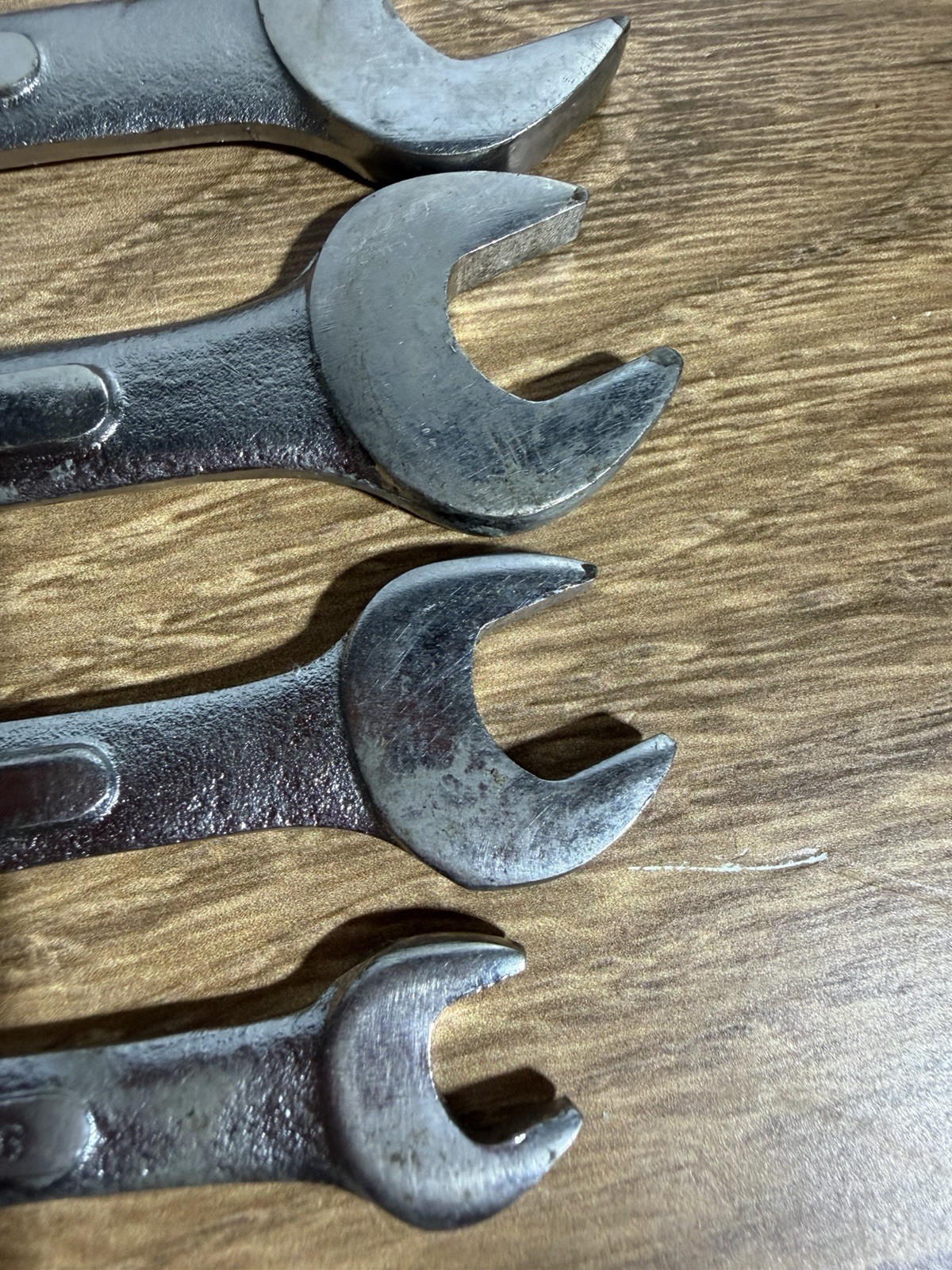 KMart Open End Dual Wrenches Set Of 6 Chrome Vanadium Collectible 1/4” – 7/8”