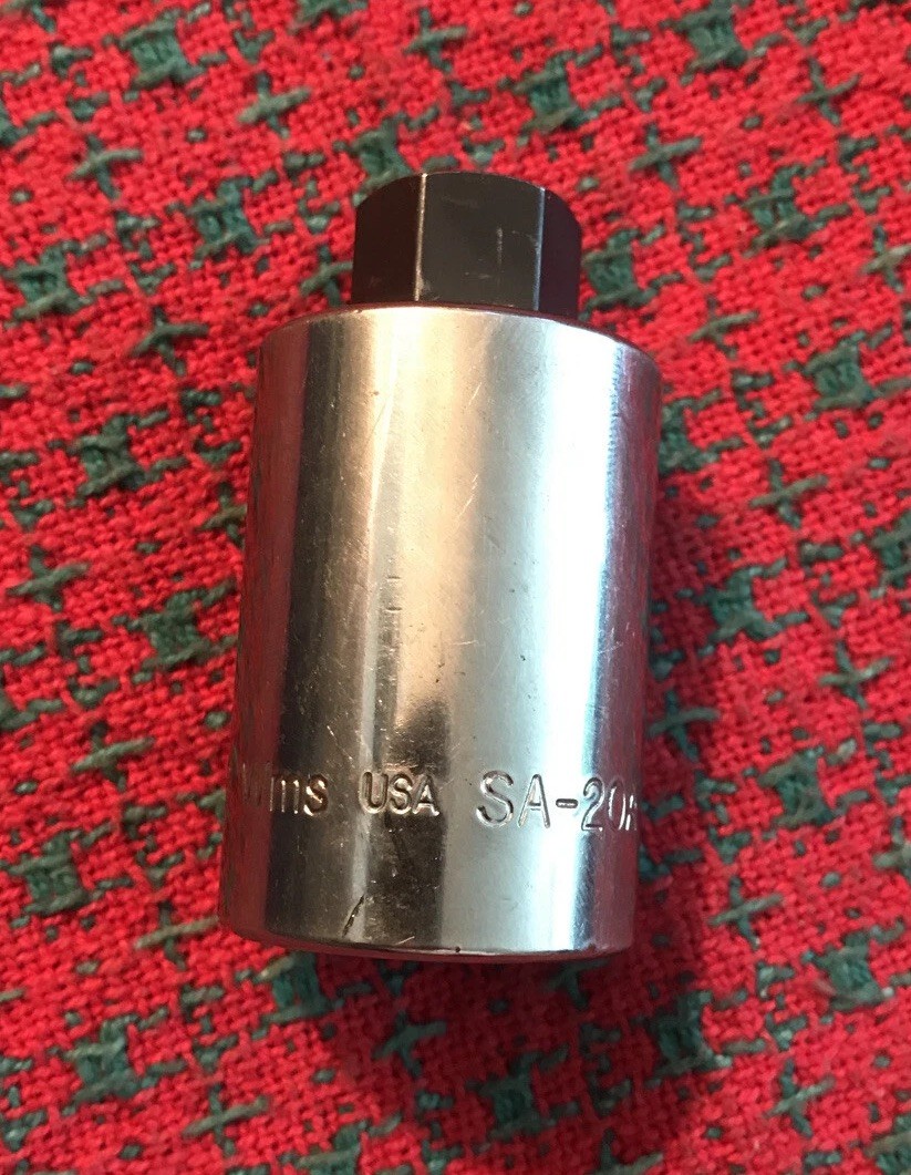 Vintage J H Williams 5/8″ Stubby Hex Bit Socket 1/2 Drive. NOS SA-20A USA 🇺🇸