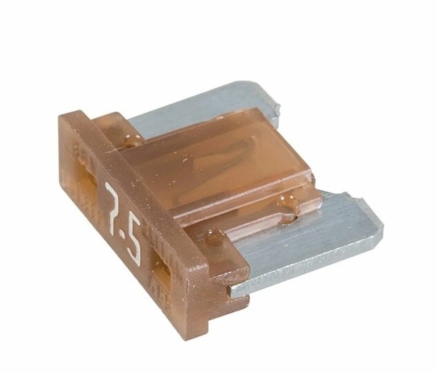 100x SILVERLINE ATT LOW PROFILE CAR FUSES 7.5A BROWN 909108 VAN BIKE (10 PACKS)