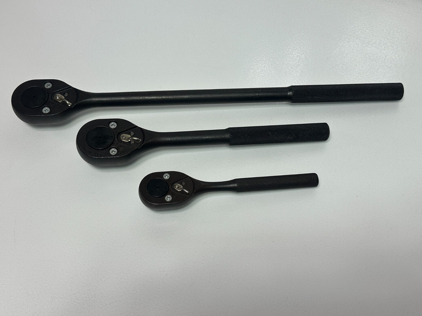 NEW Proto Tools USA 3pc Black Industrial Finish Ratchet Set, 3/8″ & 1/2″ Drive