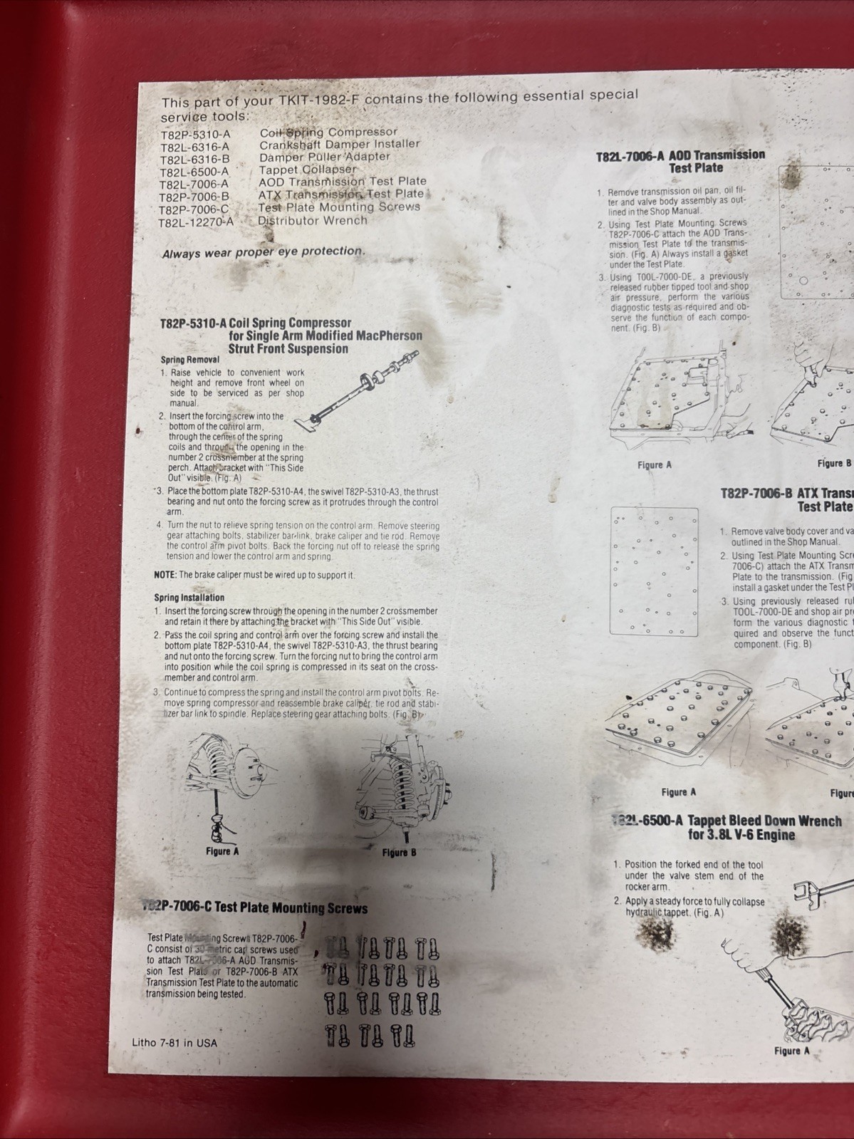 Rotunda Ford TKIT-1982-F Essential Special Service Tools