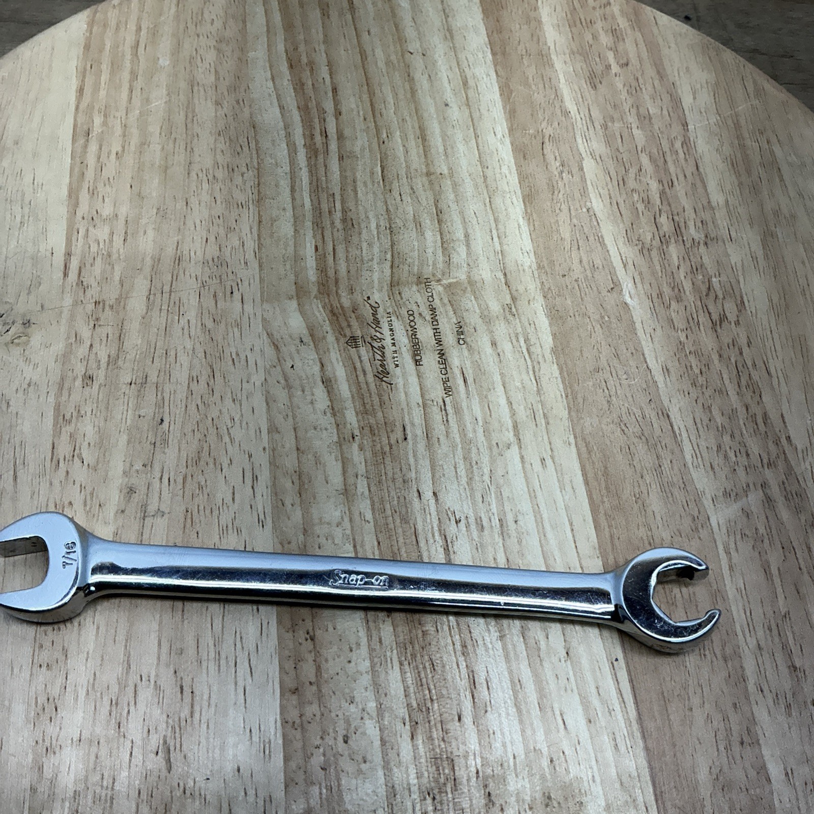 Snap-on Tools RXS14 7/16″ Flare Nut Line Wrench/Open End Combination 6 Point (C)